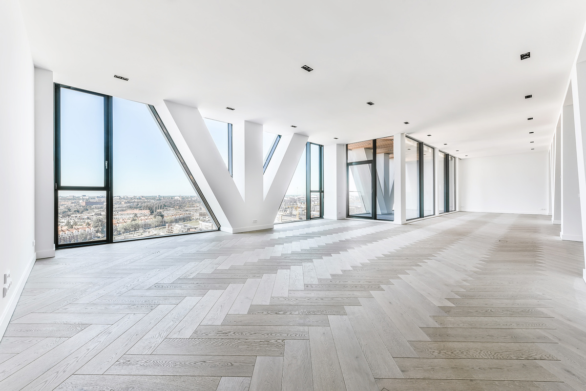 Luxury Empty Penthouse Apartment Room